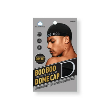 DREAM WORLD – Boo Boo Deluxe Luxury Dome Cap Black - ANNS BEAUTY SUPPLY